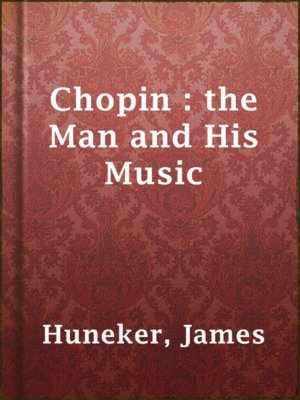Chopin : the Man and His Music - ebook